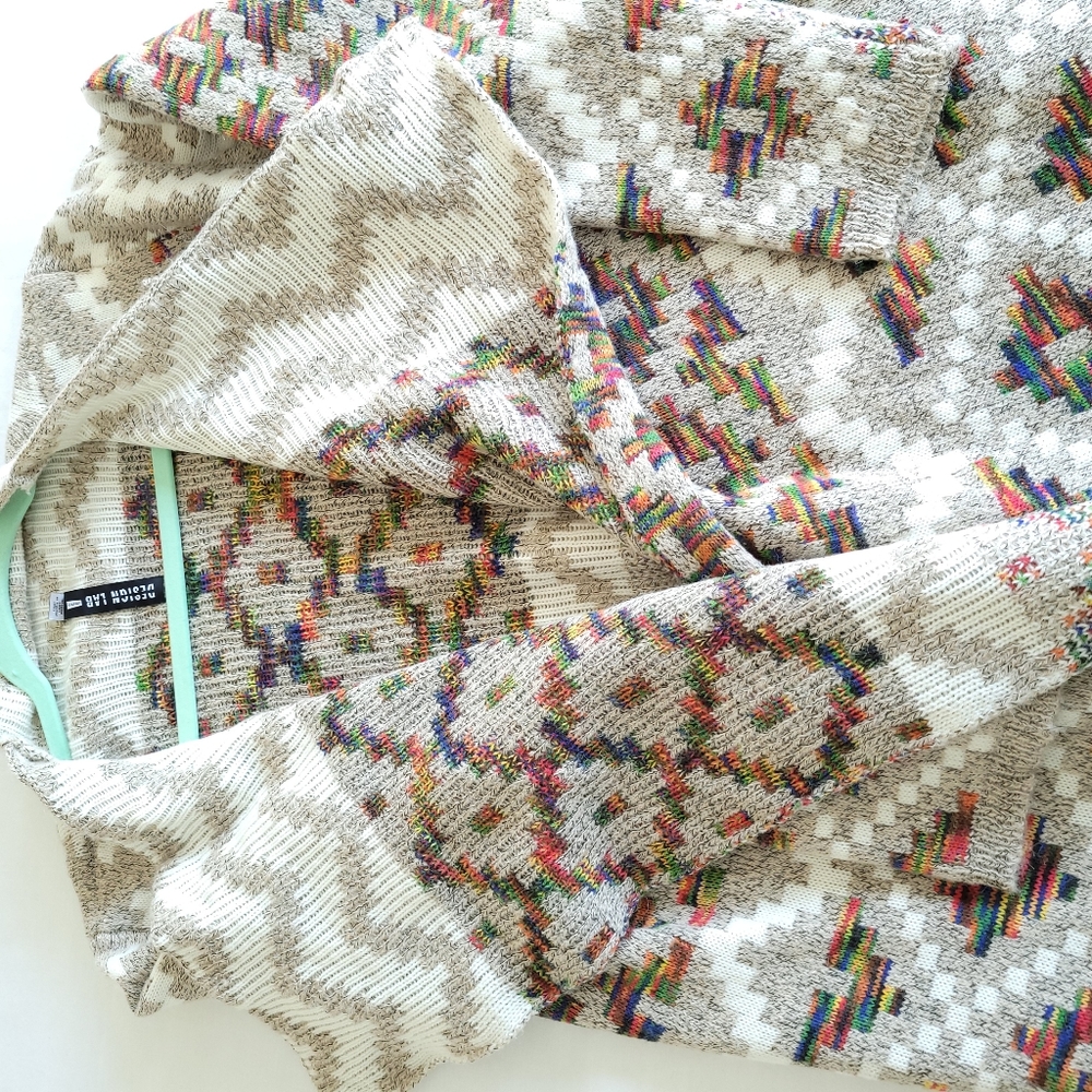 Design Lab Aztec Pattern Sweater - image 6